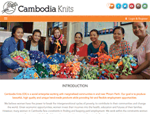 Tablet Screenshot of cambodiaknits.com